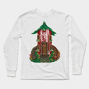 Fairy Cottage Tiny House Recycle-Reuse Sustainability Long Sleeve T-Shirt